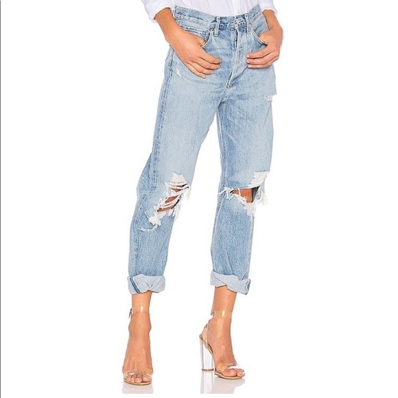 Agolde 90s Jean Mid Rise Loose Fit Fall Out - Picture 1 of 9